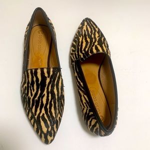 Corso Como Tiger Pointed Toe Flats Never Worn-5